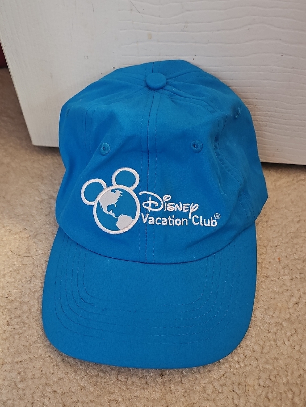 Disney Bright Blue Vacation Club Embroidered Cap